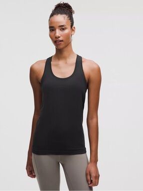 NWT🩶LULULEMON🩶SIZE 4 SWIFTLY TECH RACERBACK TANK 2.0*RACE🩶BLACK 🩶